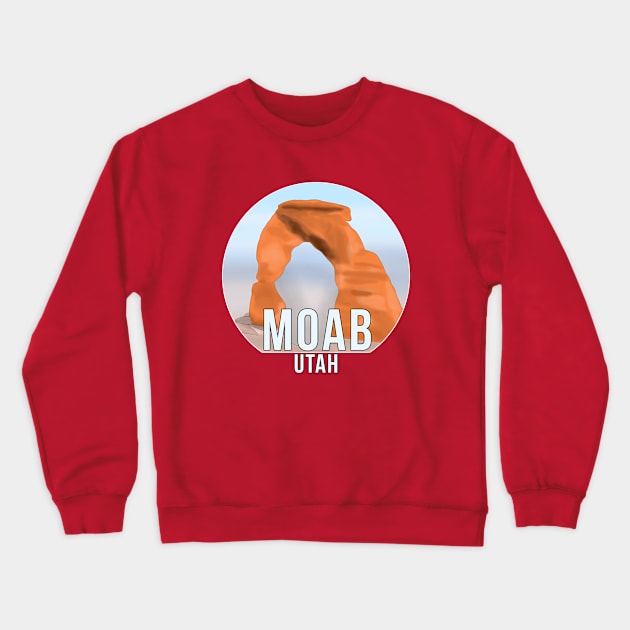 Moab Utah Crewneck Sweatshirt by DiegoCarvalho